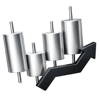 3D candlestick chart icon on the Grey Vaultholm about page